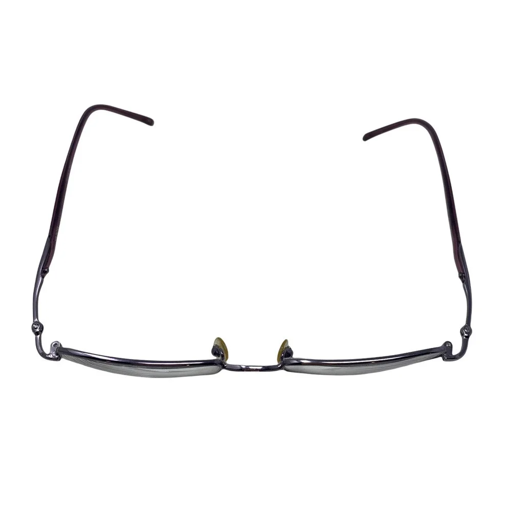 Vintage Vanni Occhiali Eyeglass Frames Only Purple Metal Full Rim C356 7574